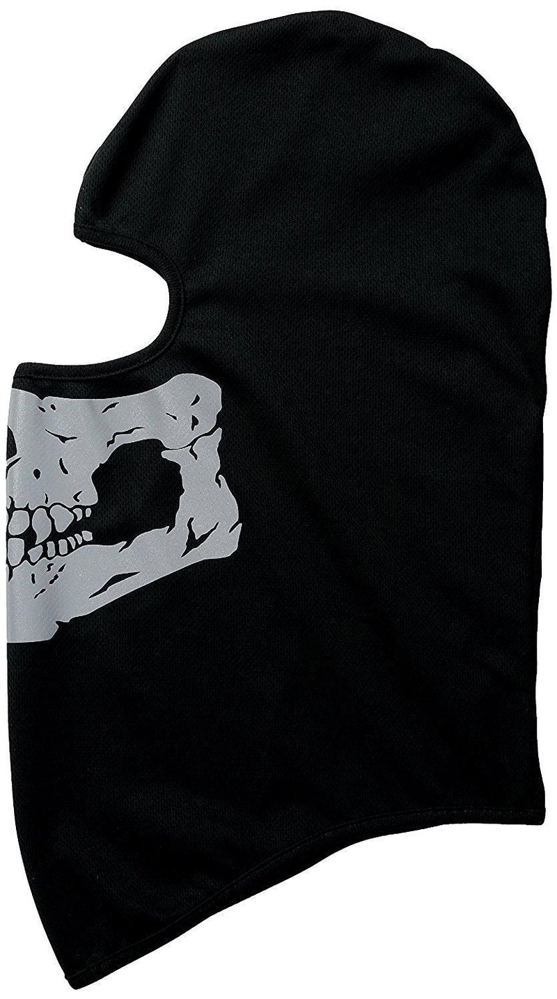 Aikuer Black Balaclava Ghosts Skull Full Face Mask, Carnival Masks Tactical Balaclava Hood for Men Women Youth Halloween Cosplay Outdoor Sport Cycling Hiking Skiing - Image 4